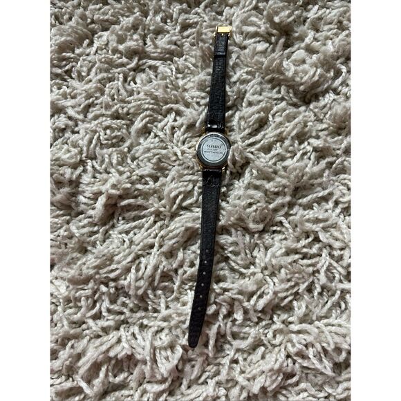 RADO Forces Military Gold Dial Black Leather Band Women's Quartz Watch / 204.359 - Picture 6 of 12